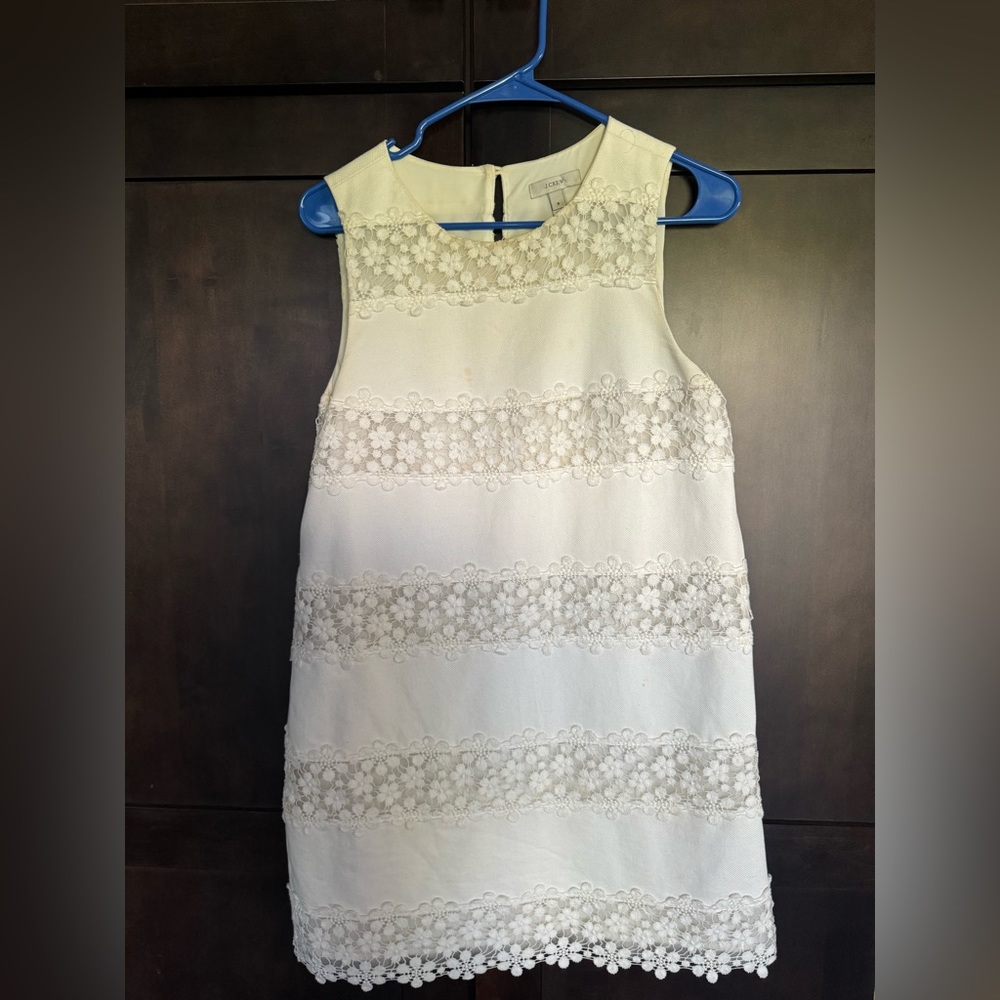 Jcrew White dress